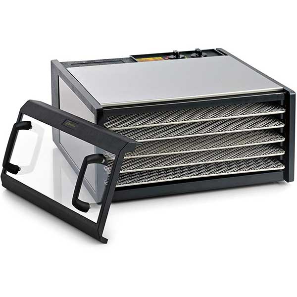 EXCALIBUR 5-TRAY FOOD DEHYDRATOR 26-HR TIMER, IN BLACK