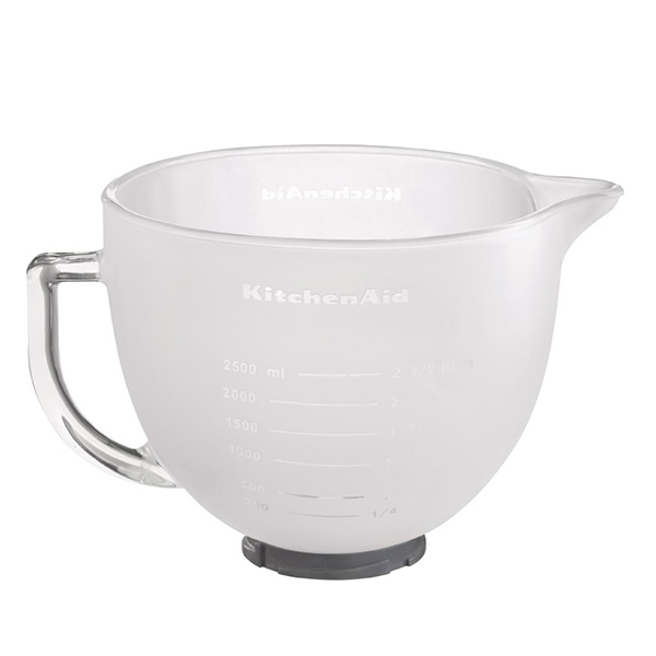 KITCHENAID FROSTED GLASS BOWL 4.8L