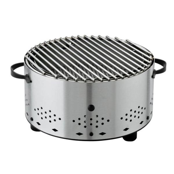 TTM CIRCLE INOX TABLE TOP BBQ