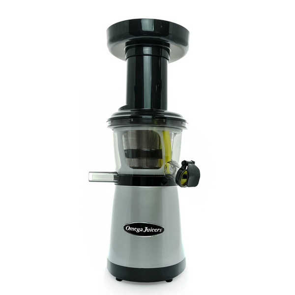 OMEGA VERTICAL MASTICATING JUICER SILVER LOW SPEED