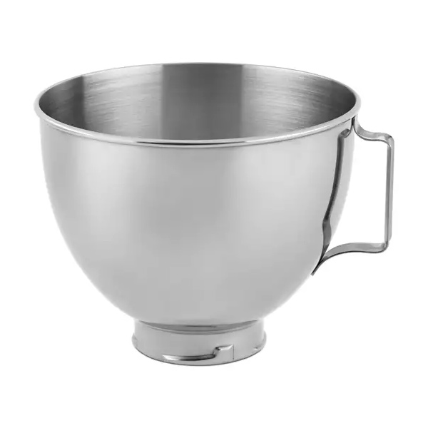 KITCHENAID 4.5 QUART POLISHED STAINLESS STEEL BOWL WITH HANDLE