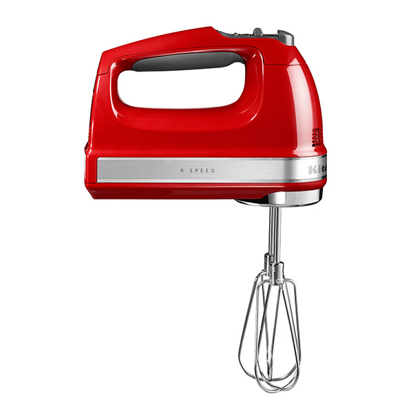 KITCHENAID HAND MIXER 9 SPEED EMPIRE RED