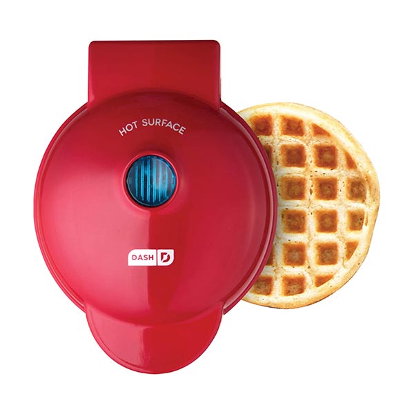 DASH MINI WAFFLE MAKER RED